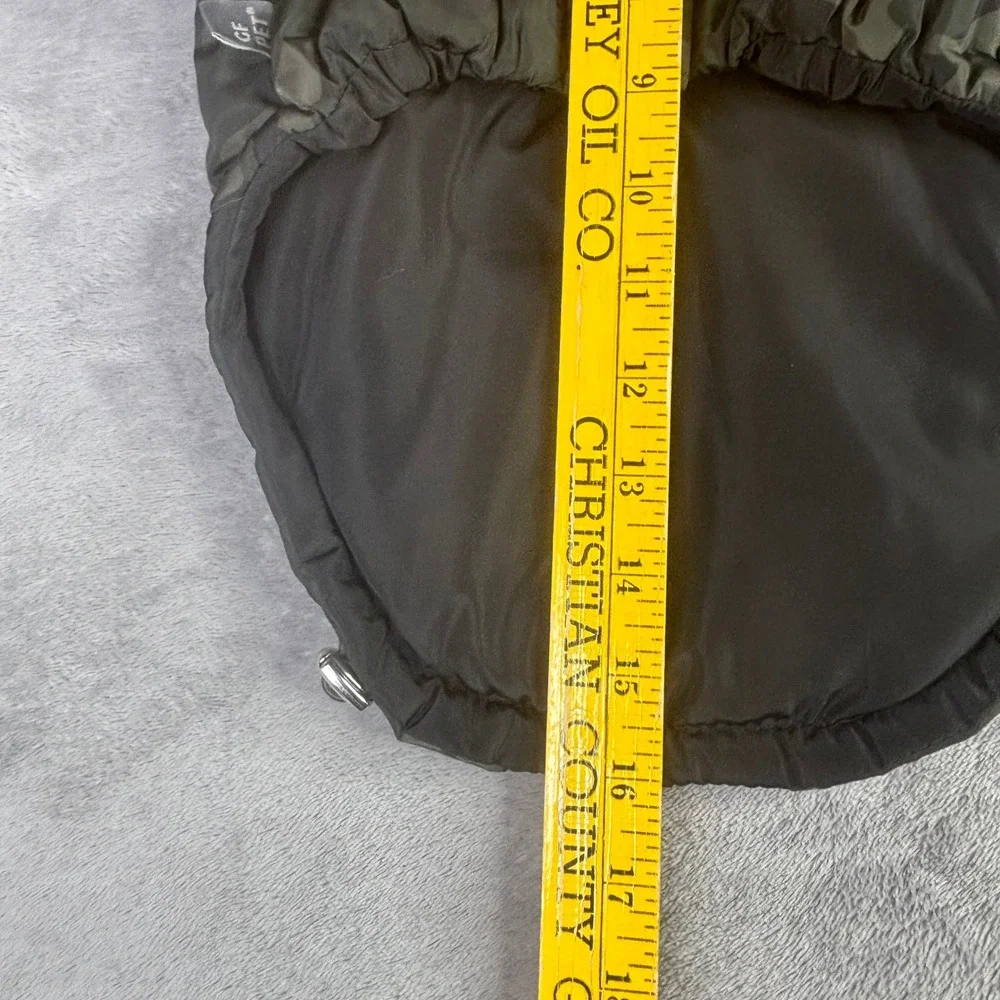 GF Pet Dog Parka‎ Small Camo Black Green Neon Puffer Hooded Jacket Coat